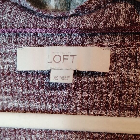 LOFT asymmetrical cardigan sz XS - Picture 3 of 7